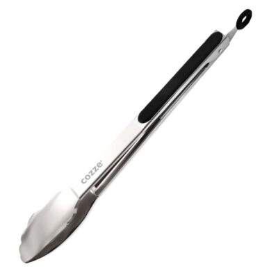 Barbecue tool sets Pince à barbecue 40 cm argent/noir - Cozze