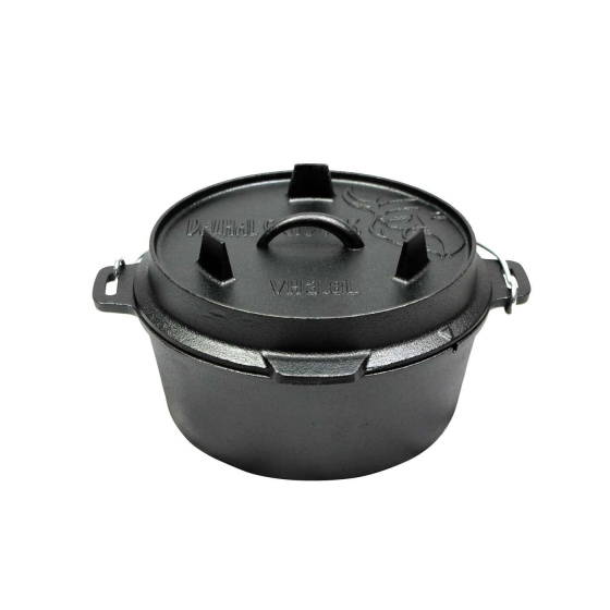 Casseroles Casserole Dutch Oven Fonte sans pieds 3.8 L - Valhal – Image 4