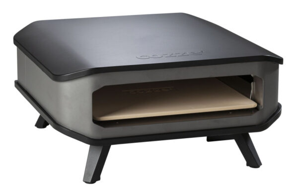 Pizza ovens Four à pizza à gaz 17'' avec pierre à pizza 8kW noir/gris - Cozze – Image 10