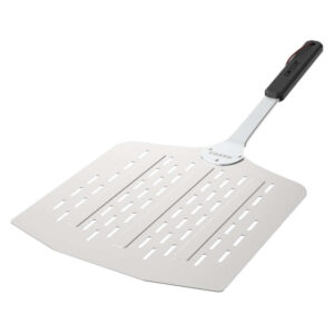 Pizza scoops Pelle à pizza avec trous Aluminium 66 cm argent/noir - Cozze