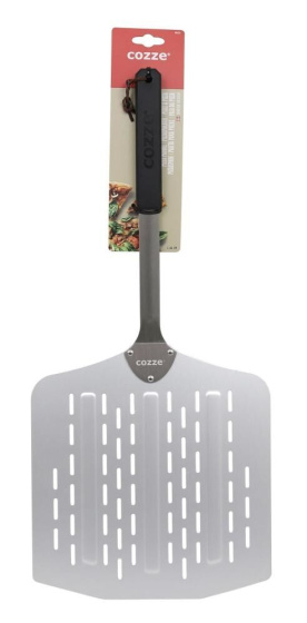 Pizza scoops Pelle à pizza avec trous Aluminium 66 cm argent/noir - Cozze – Image 8
