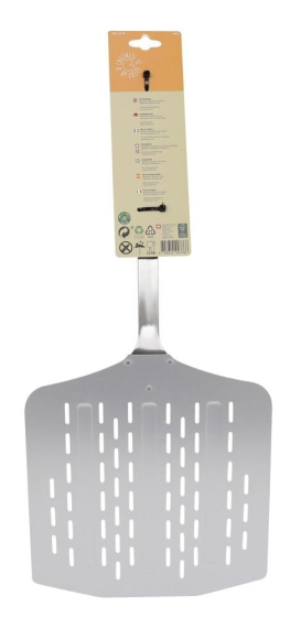 Pizza scoops Pelle à pizza avec trous Aluminium 66 cm argent/noir - Cozze – Image 9