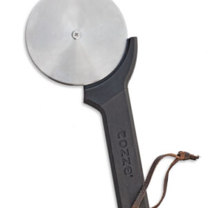 Pizza cutters Coupe-pizza avec poignée souple 10 cm en acier inoxydable noir/argenté - Cozze