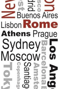 Wall decals Cities Sticker mural 290 x 220 cm Vinyle noir 21 pièces - Crearreda