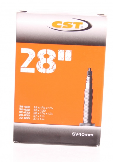 Chambres à air 28 inch Tube 27/28 x 1 5/8/1 1/4 (28 / 32-622 / 630) de 40 mm FV - CST – Image 3
