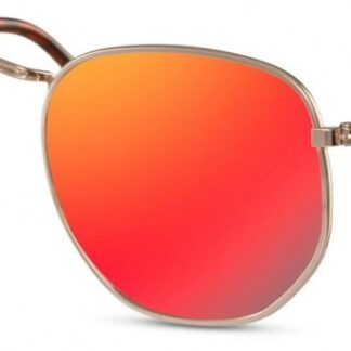 Lunettes de soleil lunettes de soleil unisexes or/rouge (CWI2413) - CWI
