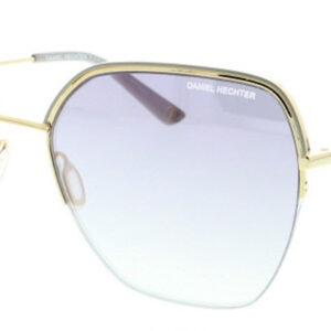 Lunettes de soleil lunettes de soleil DHS194 ladies stainless steel round cat. 3 grey/gold - Daniel Hechter