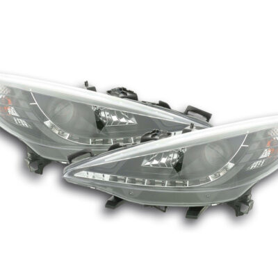 Phare Daylight LED DRL look Peugeot 207 06- noir -