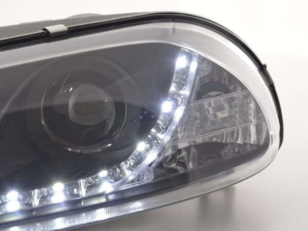 Phare Daylight LED DRL look Alfa Romeo 156 type 932 98-02 noir - – Image 6