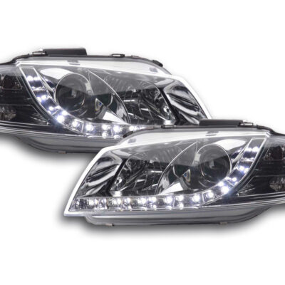 Phare Daylight LED DRL look Audi A3 type 8P 03-07 chrome -