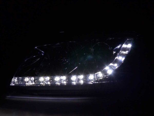 Phare Daylight LED DRL look Audi A3 type 8P 03-07 chrome - – Image 3