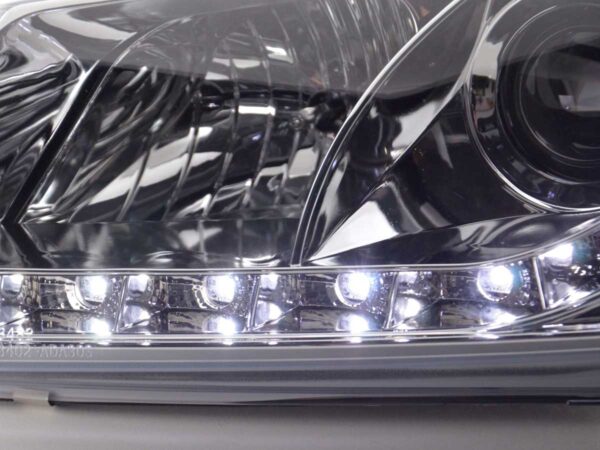 Phare Daylight LED DRL look Audi A3 type 8P 03-07 chrome - – Image 6