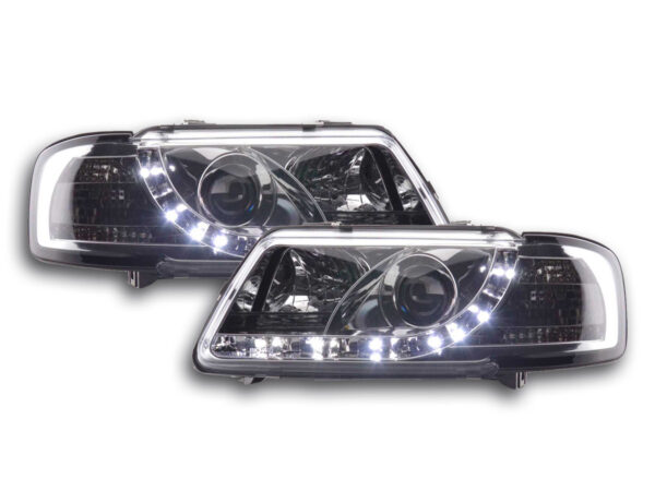 Phare Daylight LED DRL look Audi A3 type 8L 96-00 chrome -