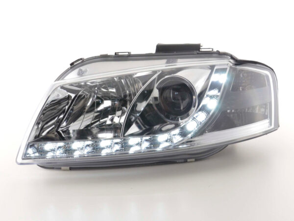 Phare Daylight LED feux de jour Audi A3 type 8P 03-08 chrome - – Image 2