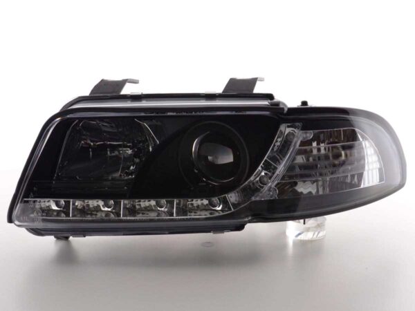 Phare Daylight LED DRL look Audi A4 type B5 95-99 noir - – Image 4