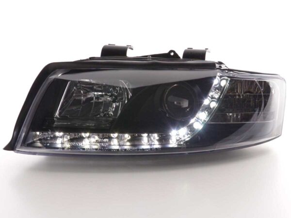 Phare Daylight LED DRL look Audi A4 type 8E 01-04 noir - – Image 2