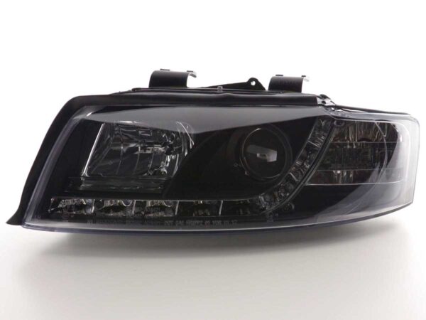 Phare Daylight LED DRL look Audi A4 type 8E 01-04 noir - – Image 4