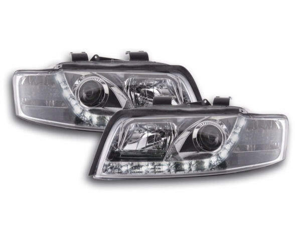 Phare Daylight LED Feux Diurnes Audi A4 Type 8E 01-04 Chrome -