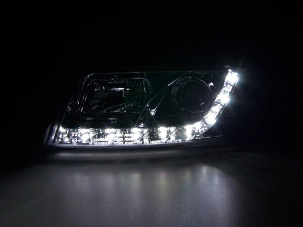 Phare Daylight LED Feux Diurnes Audi A4 Type 8E 01-04 Chrome - – Image 3