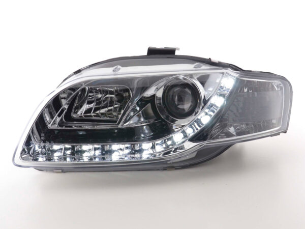 Phare Daylight LED feux de jour Audi A4 type 8E 04-08 chrome - – Image 2