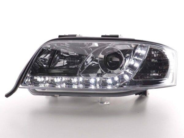 Phare Daylight LED DRL look Audi A6 type 4B 01-04 chrome - – Image 2