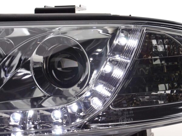 Phare Daylight LED DRL look Audi A6 type 4B 01-04 chrome - – Image 5