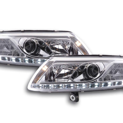 Phare Daylight LED feux de jour Audi A6 type 4F 04-08 chrome -