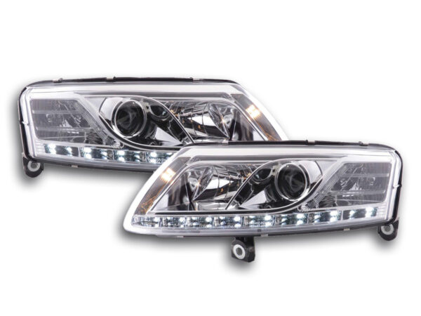 Phare Daylight LED feux de jour Audi A6 type 4F 04-08 chrome -