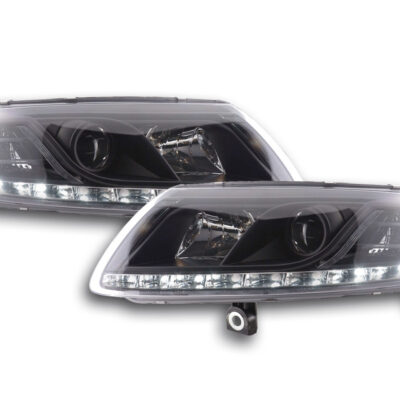 Phare Daylight LED feux de jour Audi A6 type 4F 04-08 noir -