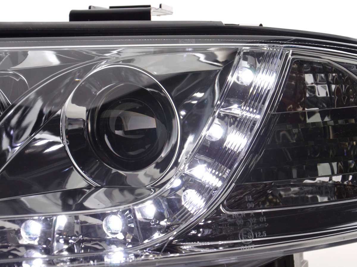 Phare Daylight LED DRL look Audi A6 type 4B 97-01 chrome - – Image 5