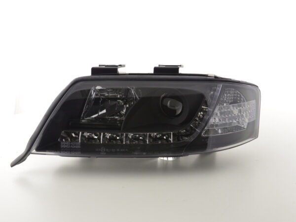 Phare Daylight LED DRL look Audi A6 type 4B 97-01 noir - – Image 4