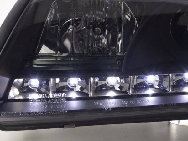 Phare Daylight LED DRL look Audi A6 type 4B 97-01 noir - – Image 5