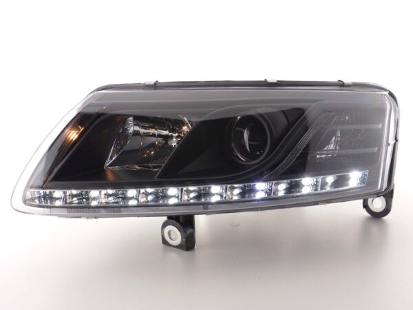 Phares Xenon Daylight LED feux de jour Audi A6 type 4F 04-08 noir - – Image 2
