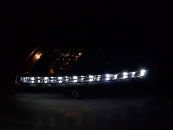 Phares Xenon Daylight LED feux de jour Audi A6 type 4F 04-08 noir - – Image 3
