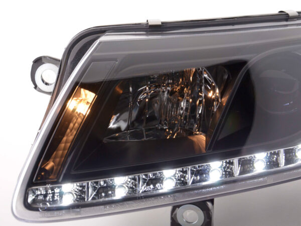 Phares Xenon Daylight LED feux de jour Audi A6 type 4F 04-08 noir - – Image 6