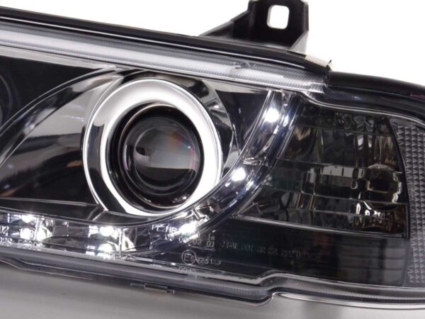 Phare Daylight LED DRL look BMW Série 3 Coupé, Cabrio type E36 92-98 chrome - – Image 5