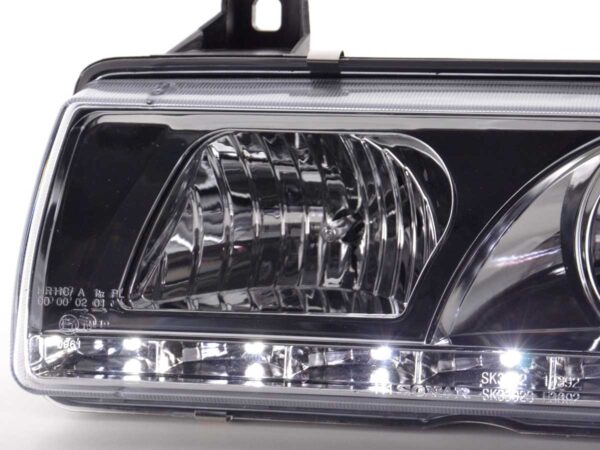 Phare Daylight LED DRL look BMW Série 3 Coupé, Cabrio type E36 92-98 chrome - – Image 6
