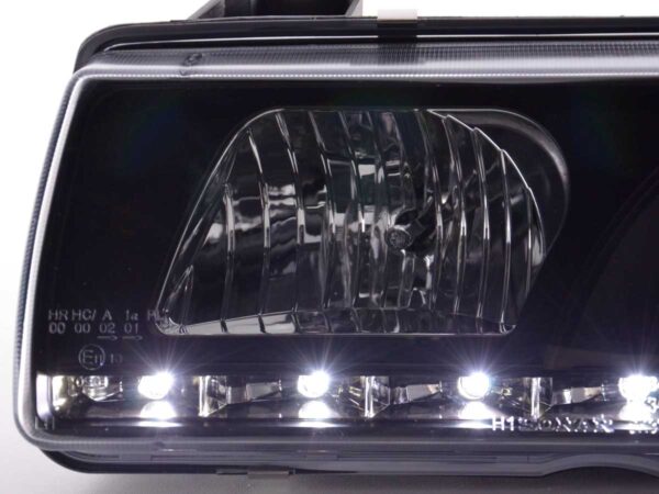 Phare Daylight LED DRL look BMW Série 3 Coupé, Cabrio type E36 92-98 noir - – Image 6