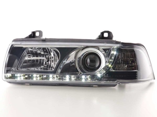 Phare Daylight LED DRL look BMW 3er Limo type E36 92-98 chrome - – Image 2
