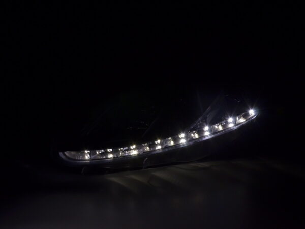 Phare Daylight LED DRL look Fiat Grande Punto type 199 05-08 noir - – Image 3