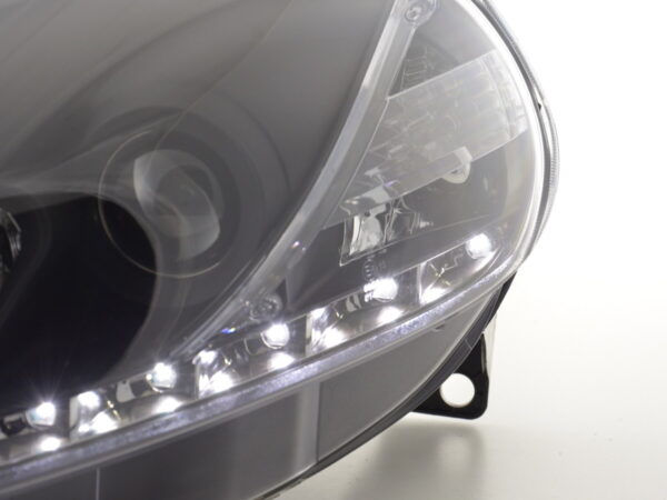 Phare Daylight LED DRL look Fiat Grande Punto type 199 05-08 noir - – Image 6