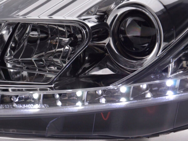 Phare Daylight LED DRL look Fiat Grande Punto type 199 05-08 chrome - – Image 6