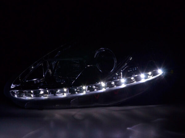 Phare Daylight LED DRL look Fiat Grande Punto type 199 08- chromé - – Image 3
