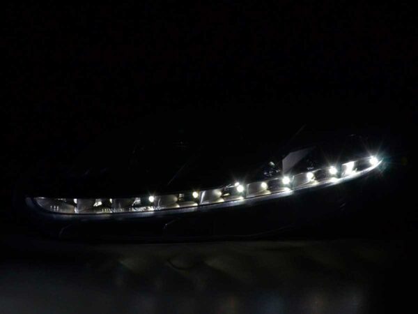Phare Daylight LED DRL look Fiat Grande Punto type 199 08- noir - – Image 3