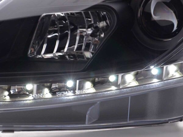 Phare Daylight LED DRL look Fiat Grande Punto type 199 08- noir - – Image 6