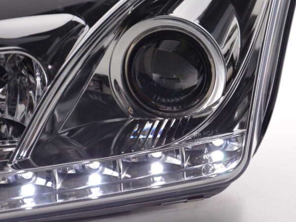 Phare Daylight à LED DRL look Ford Focus 4/5 portes. 05-08 chromé - – Image 5