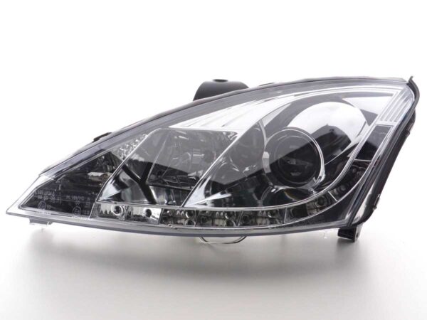 Phare Daylight à LED DRL look Ford Focus 3/4/5 portes. 01-04 chromé - – Image 4