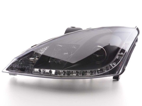 Phare Daylight à LED DRL look Ford Focus 3/4/5 portes. 01-04 noir - – Image 4