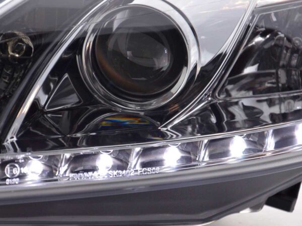 Phare Daylight à LED DRL look Ford Focus 3/5 portes. 08-10 chromé - – Image 6