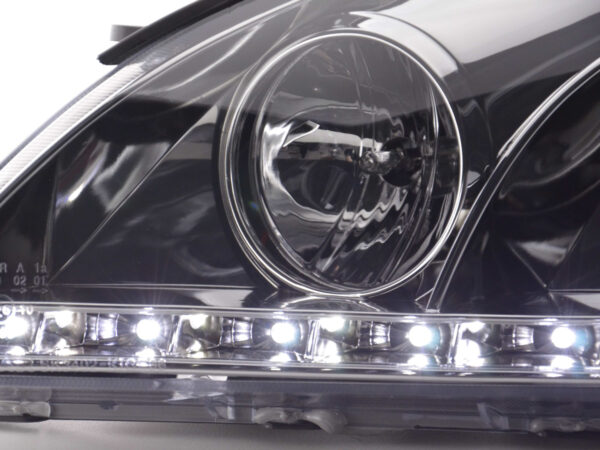 Jeu de phares Daylight LED DRL look Kia cee'd 5 portes. Type ED 06-09 chromé - – Image 6
